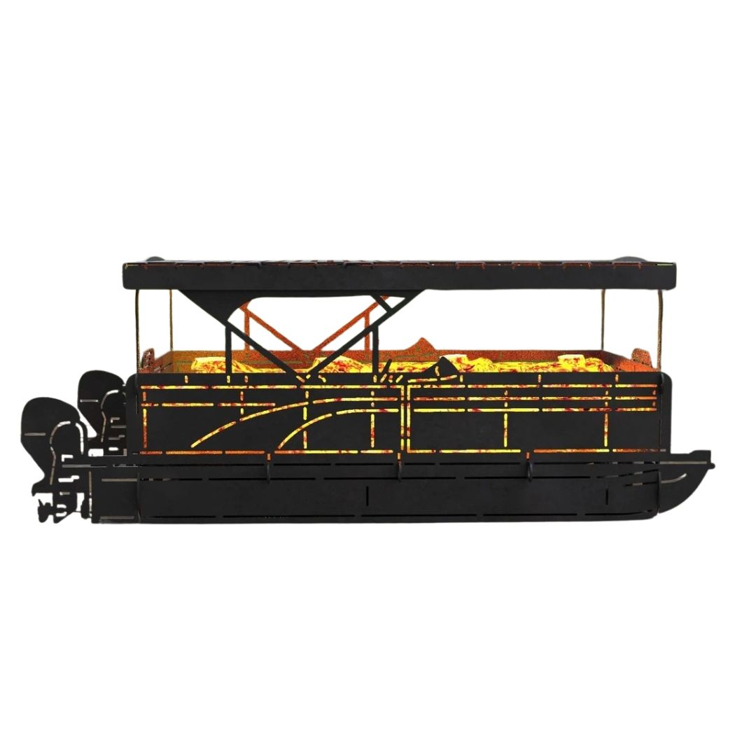 Мангал-гриль Carino Понтонный катер разборной 999х428х384 мм, металл 3 мм без покрытия