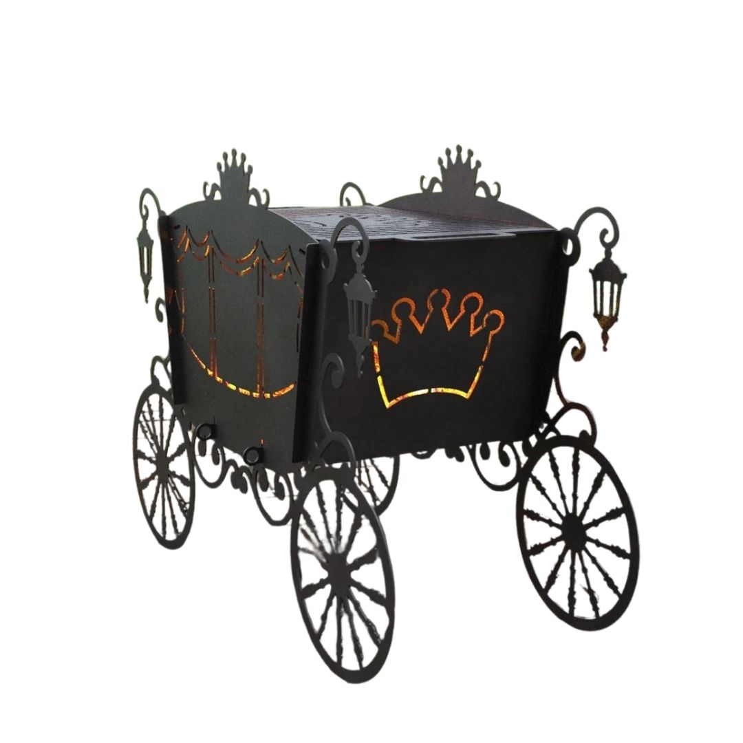 Мангал-гриль Carino Карета V2 разборной 964х440х722 мм, металл 3 мм без покрытия