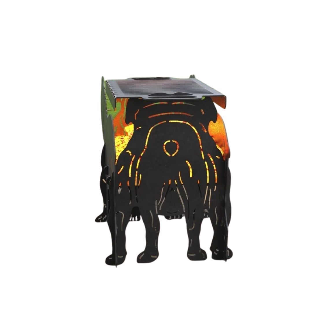 Мангал-гриль Carino Английский Бульдог разборной 770х410х508 мм, металл 3 мм без покрытия