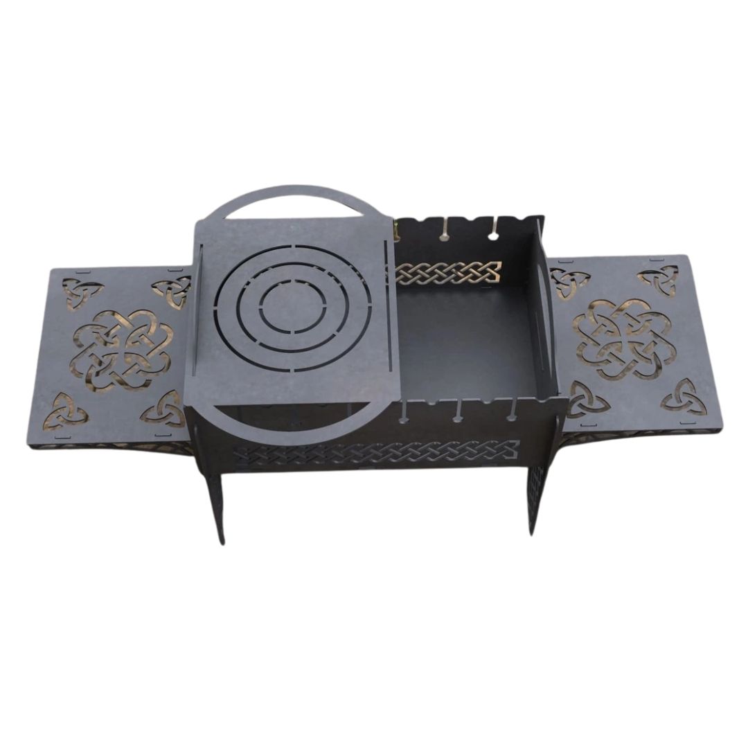 Мангал-гриль Carino Nordic розбірний 930х337х410 мм, метал 3 мм без покриття