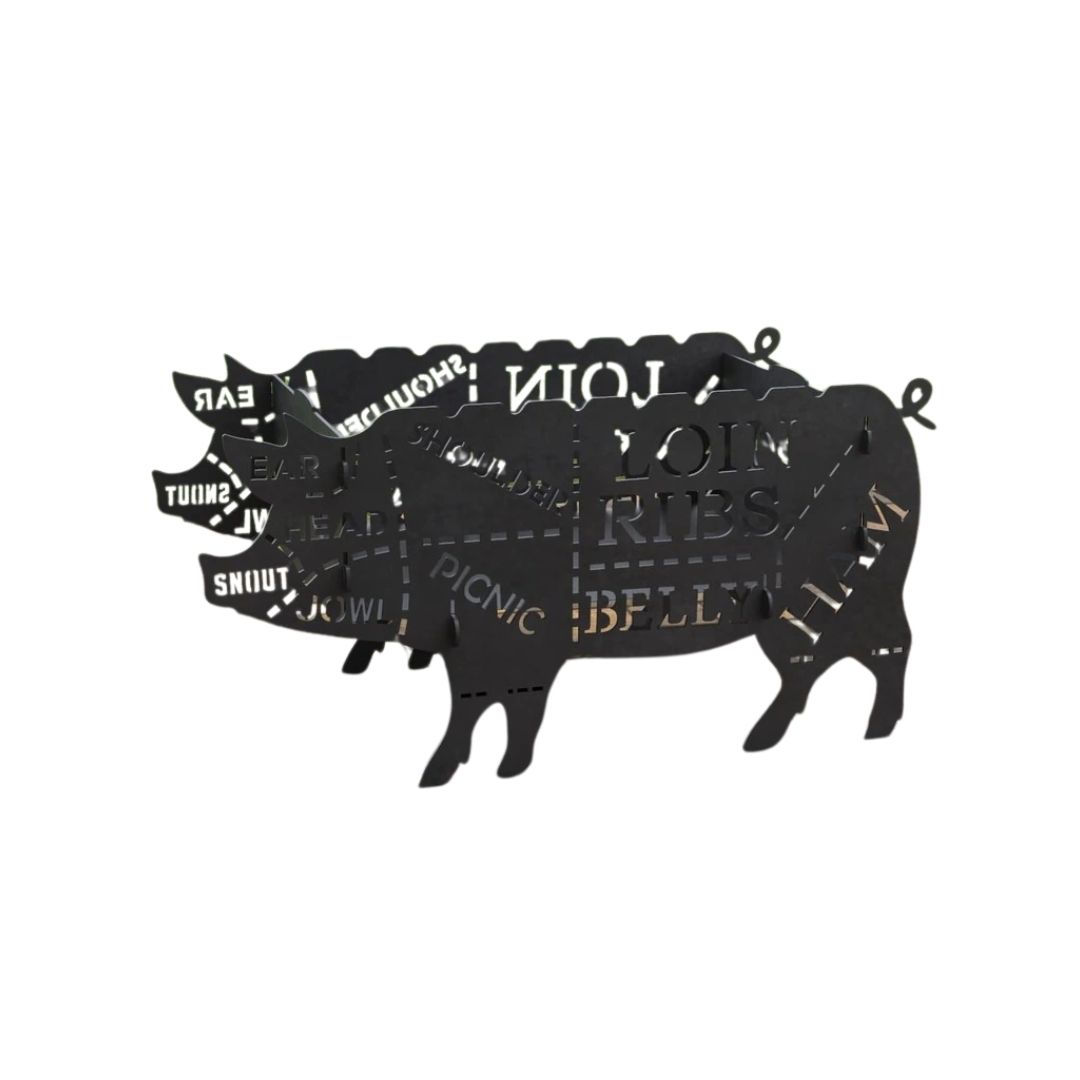 Мангал-гриль Carino Свинка разборной с грилем 600х350х305 мм, металл 3 мм без покрытия