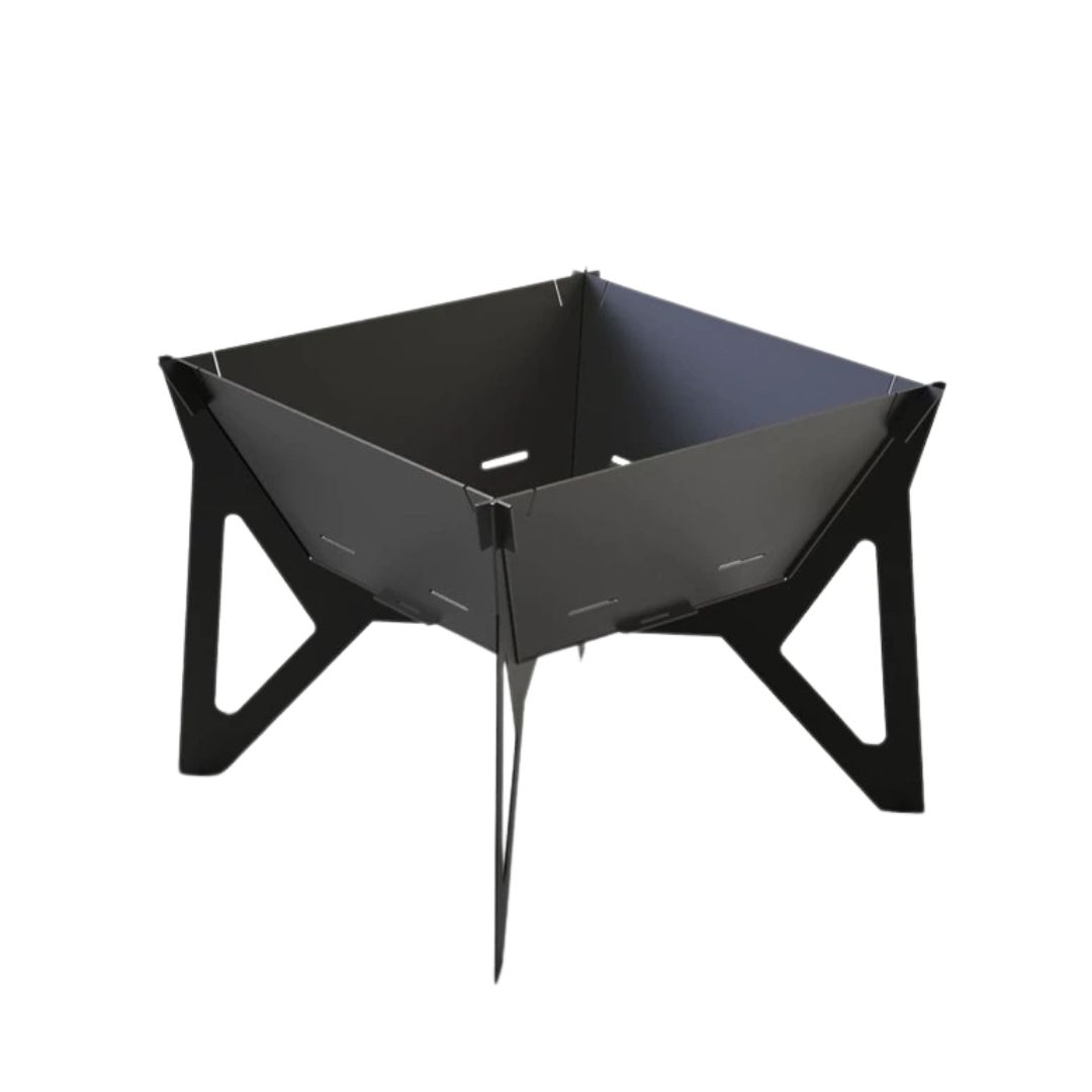 Мангал-гриль Carino квадратний V3 600 мм розбірний 615х615х807 мм, метал 3 мм без покриття