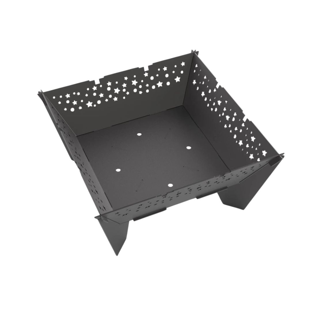 Мангал-гриль Carino Зірочки 800 мм розбірний 812х812х400 мм, метал 3 мм без покриття