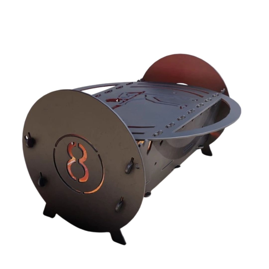 Мангал-гриль Carino Більярд розбірний 530х300х300 мм, метал 3 мм без покриття