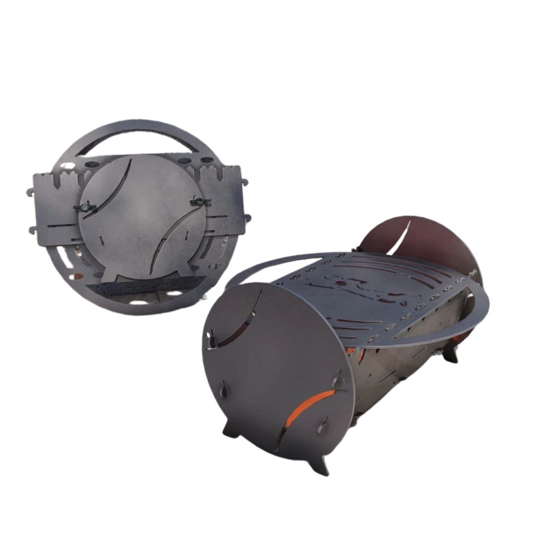 Мангал-гриль Carino Теннис разборной 530х300х300 мм, металл 3 мм без покрытия