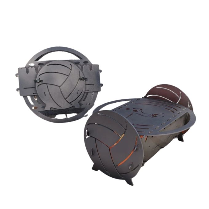 Мангал-гриль Carino Волейбол розбірний 530х300х300 мм, метал 3 мм без покриття