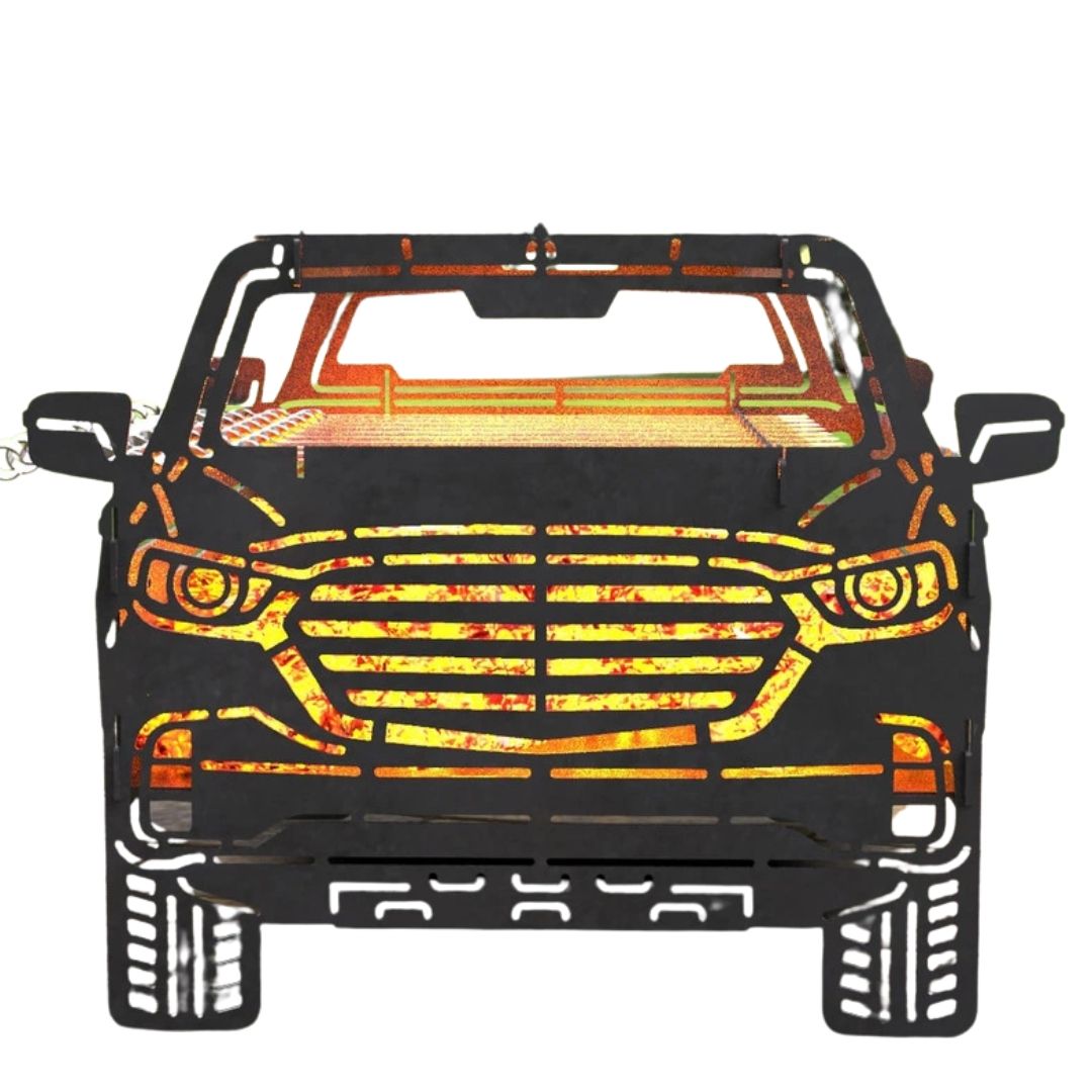 Мангал-гриль Carino Автомобіль №4 розбірний 566х560х445 мм, метал 3 мм без покриття