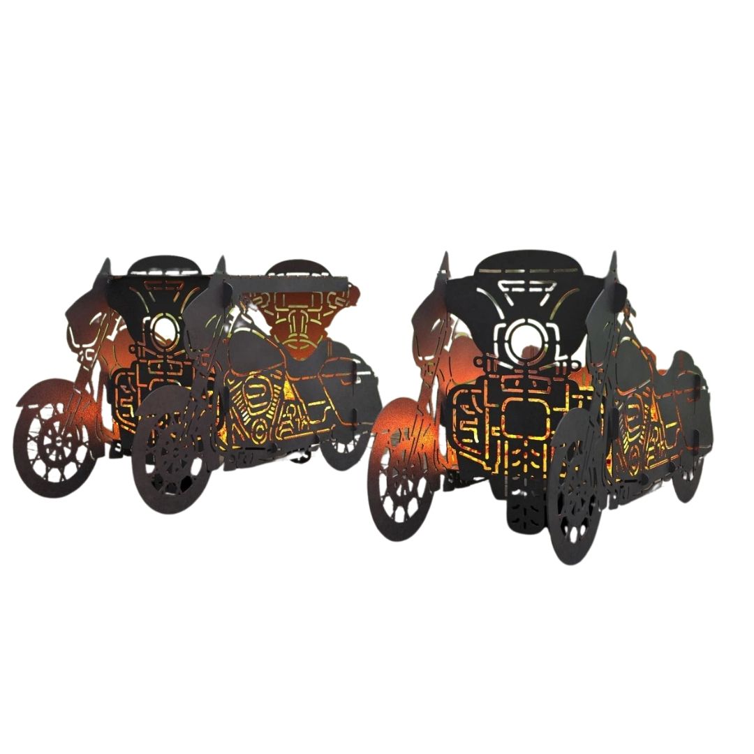 Мангал-гриль Carino Мотоцикл 2 в1 №2 разборной 1000х355х558 мм, металл 3 мм без покрытия