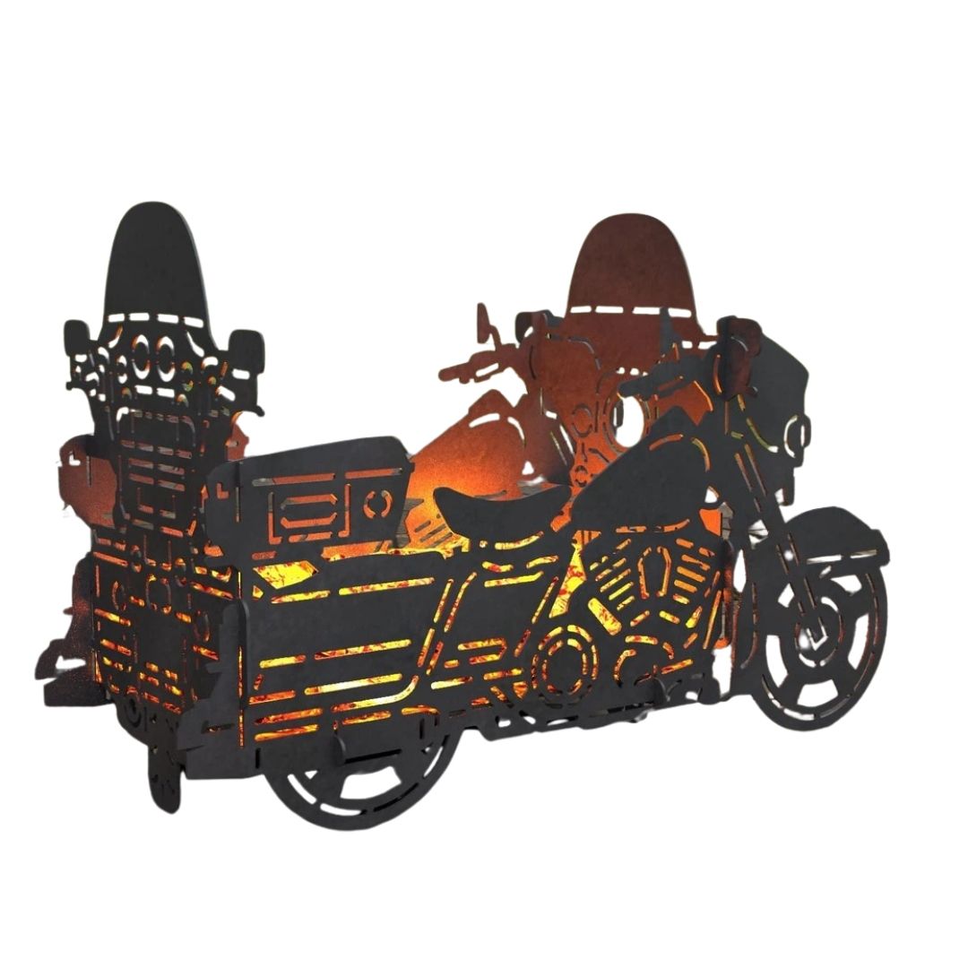 Мангал-гриль Carino Мотоцикл №3 разборной 784х277х500 мм, металл 3 мм без покрытия