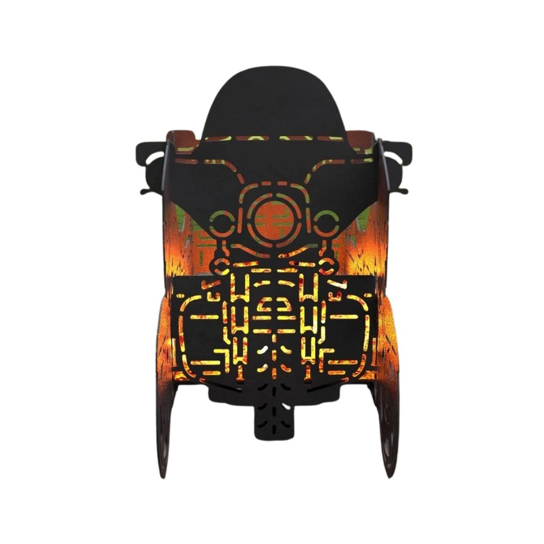 Мангал-гриль Carino Мотоцикл №3 разборной 784х277х500 мм, металл 3 мм без покрытия