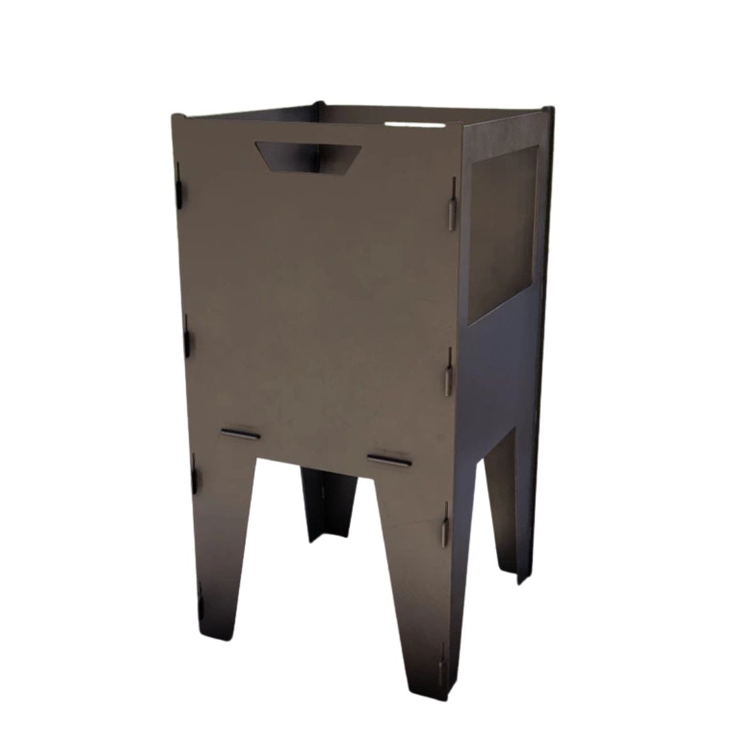 Кошик з грилем мангал-барбекю Carino V2 513х393х750 мм, метал 3 мм без покриття