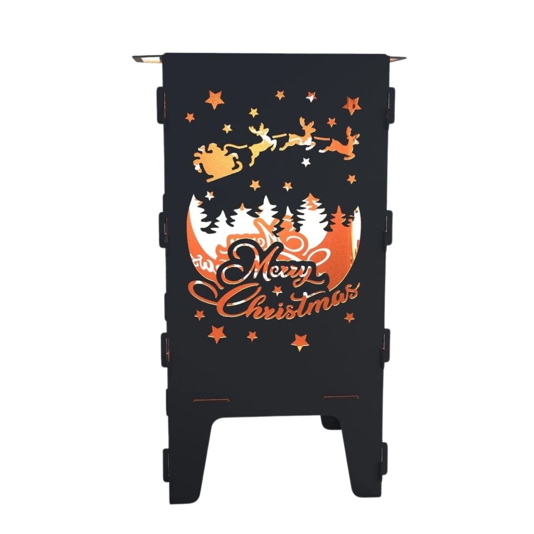 Мангал-барбекю Carino З Різдвом розбірний 470х380х753 мм, метал 3 мм без покриття