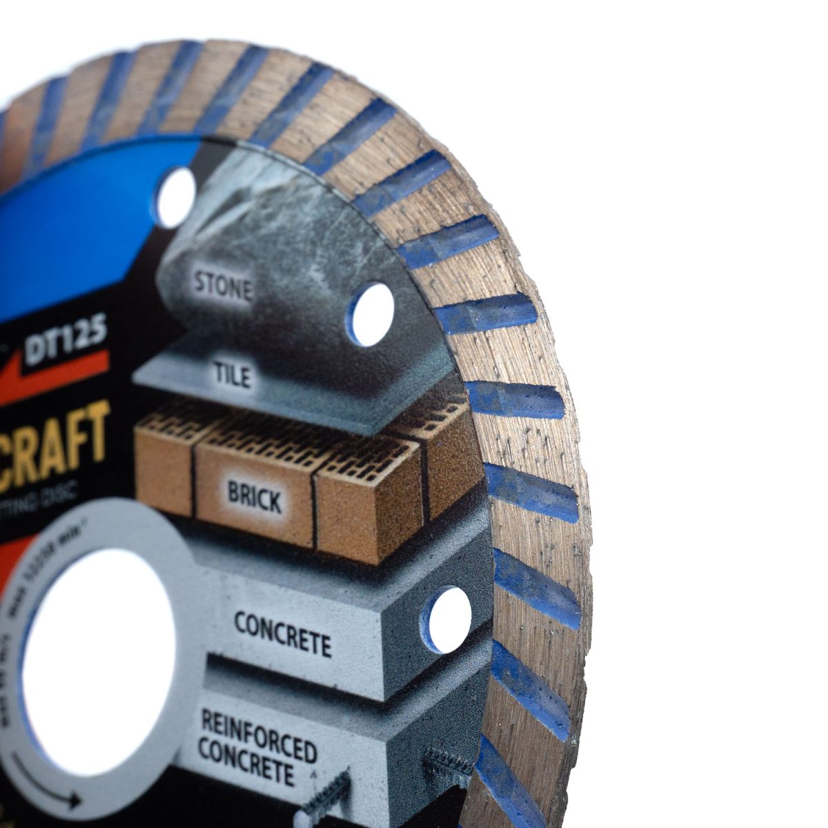 Алмазний диск Procraft DT125 125мм 22,23мм 2.2 мм