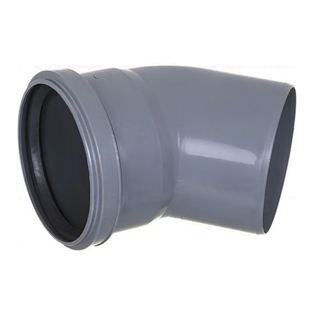 Коліно каналізаційне Інсталпласт 110/45°