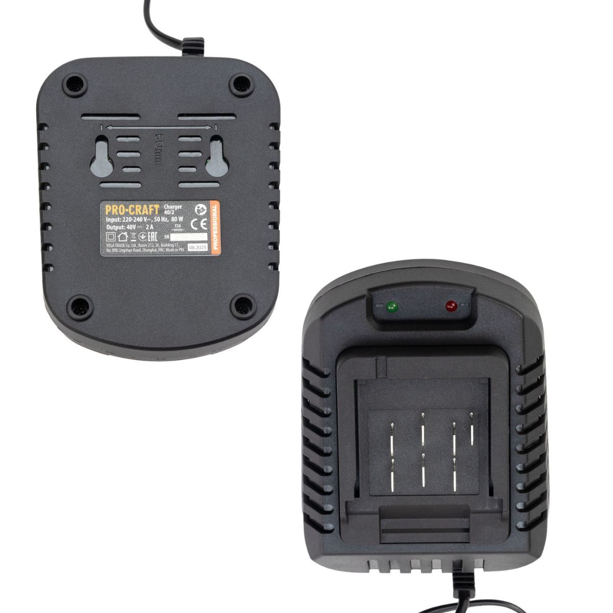 Зарядное устройство Procraft Charger40/2A (для аккумуляторов 20/40)