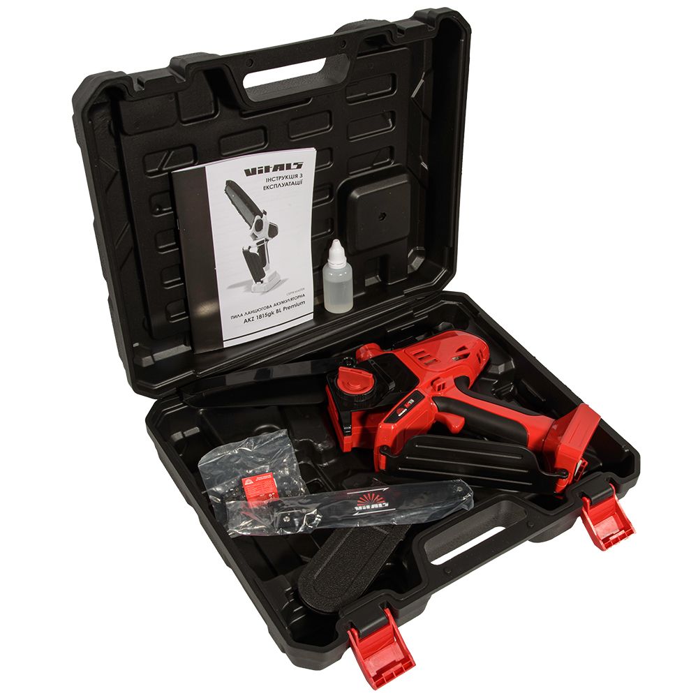 Пила ланцюгова акумуляторна Vitals Master AKZ 1815gk BL Premium
