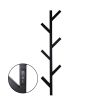 Рушникосушарка електрична Carino ALBERO з контроллером Чорний матовий 1000*270