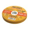 Диск відрізний керамічний Procraft YCD125x1.0b 125 мм 1,0 мм 22,2 мм 10 шт/уп