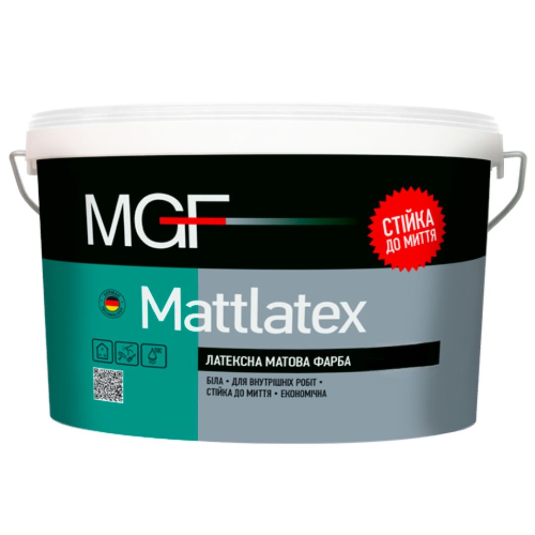 Фарба латексна MGF M100 Mattlatex Білий Мат 7 кг