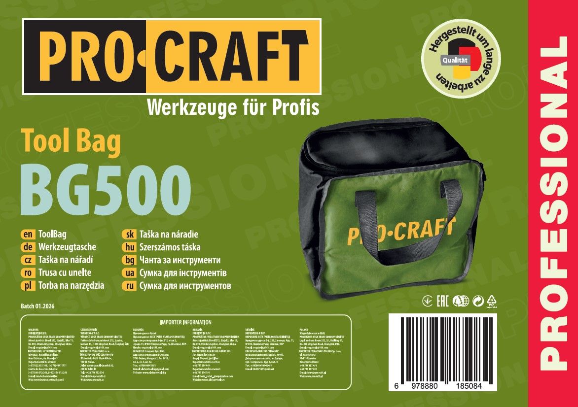 Сумка для инструментов Procraft BG500