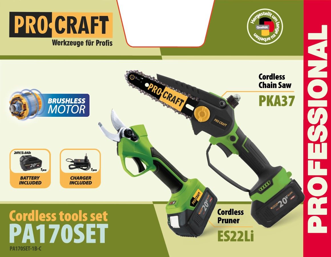 Набор аккумуляторного инструмента PA170SET (1 аккумулятор)