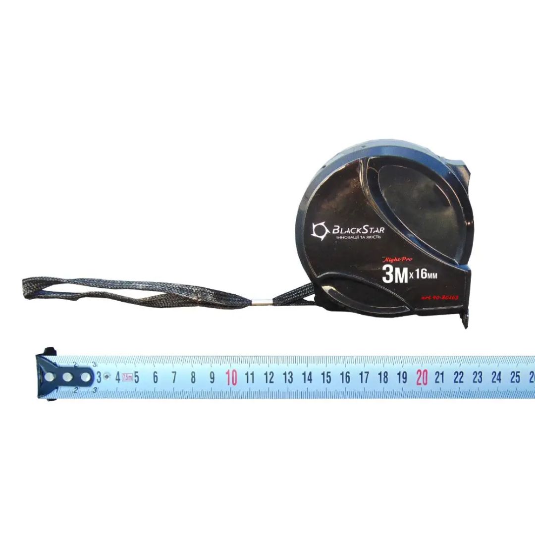 Рулетка BlackStar Night-PRO 5 м × 19 мм