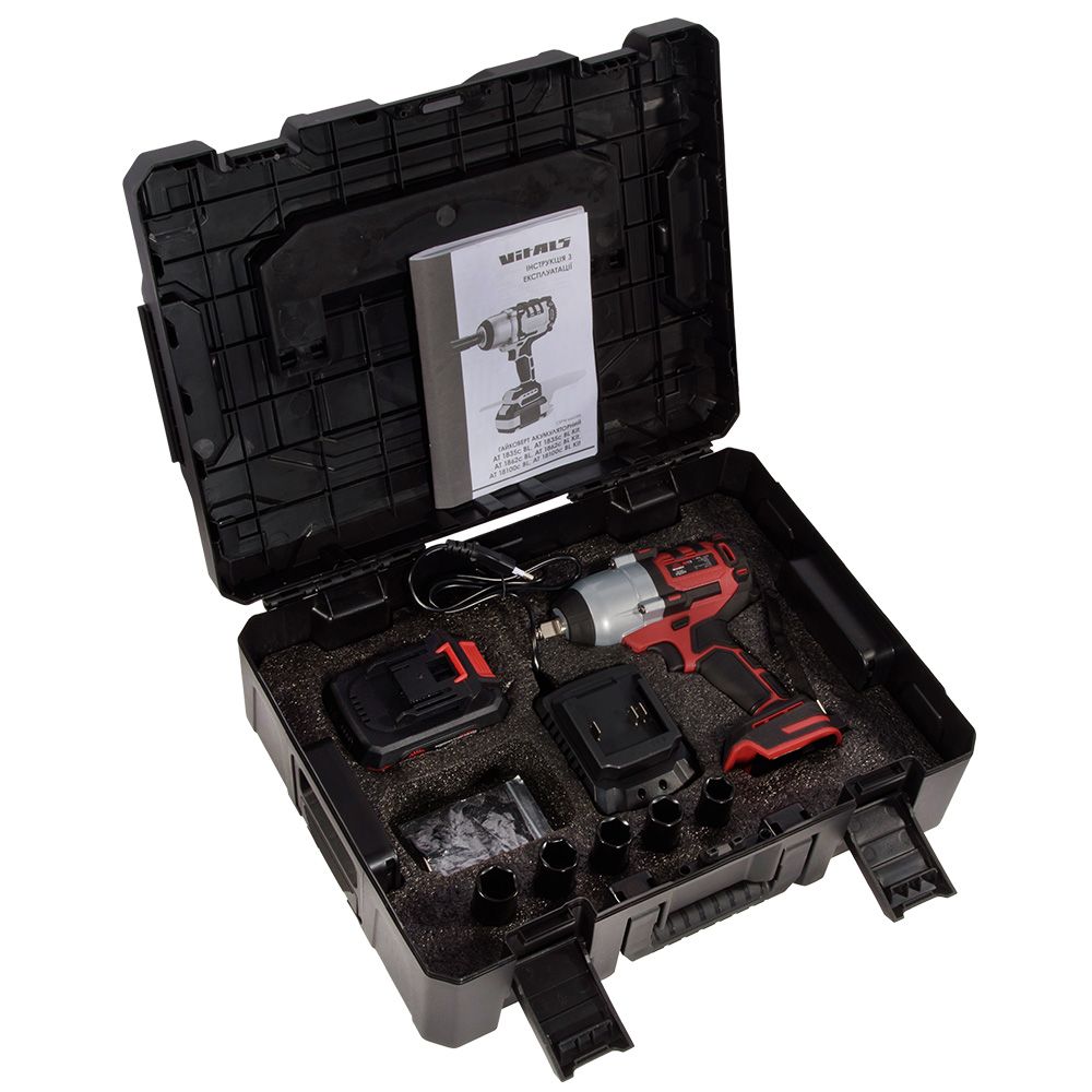 Аккумуляторный гайковерт Vitals Master AT 1862c BL Kit